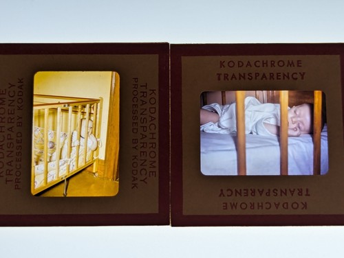 Infant wooden crib - infant, a