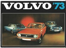 Volvo Range 1972-73 UK Market Foldout Sales Brochure 144 145 164 1800 ES