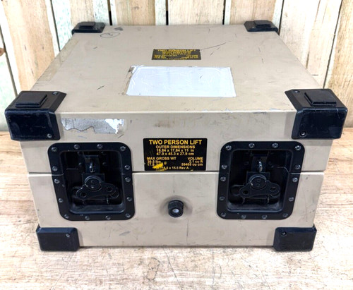 Psi case 19x18x11 metal tan - case,