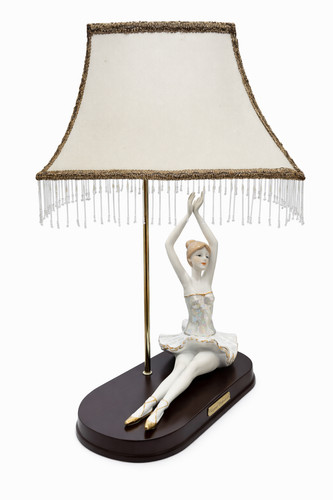 Vintage ballerina table lamp - ballerina,