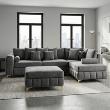 Lilly Chaise Sofa - grey
