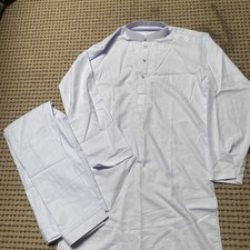 BOYS Kurta Pyjama Collar Sherwani Cotton  Pakistani Salwar Kameez 32 New Wedding