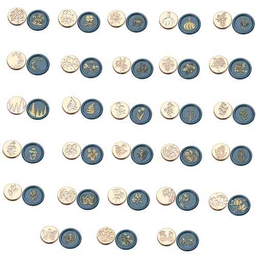 Brass head wax - wax, stamp