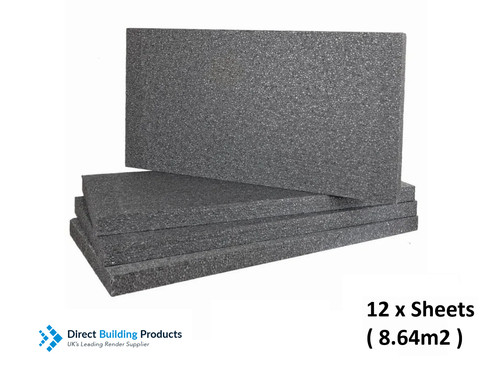 50mm grey polystyrene graphite - grey,