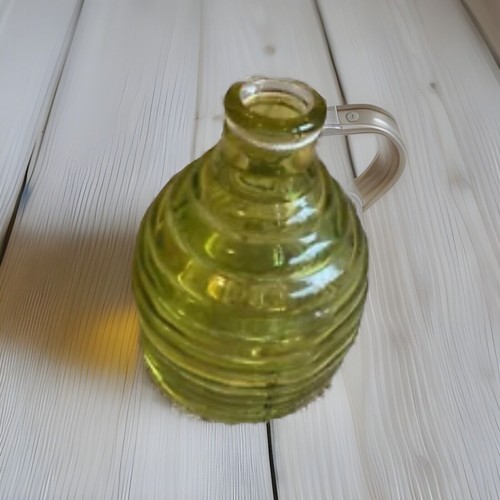 Vintage yellow glass - yellow,