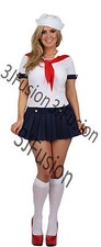 Ladies Sailor Girl Fancy Dress