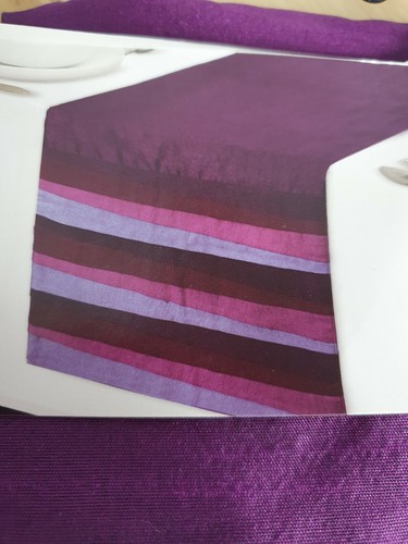 Next purple bands table runner - next,