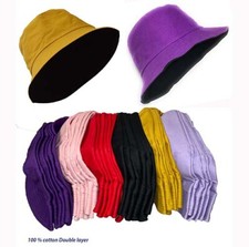 Double layer reversible 100% cotton Bucket sun hat -Ladies BUY 2 GET HALF PRICE