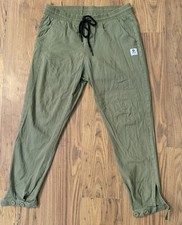 Ladies Green Cotton Chino