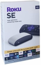 Roku SE HD Streaming Media Player, High Definition, 16 GB, Compatible with Telev