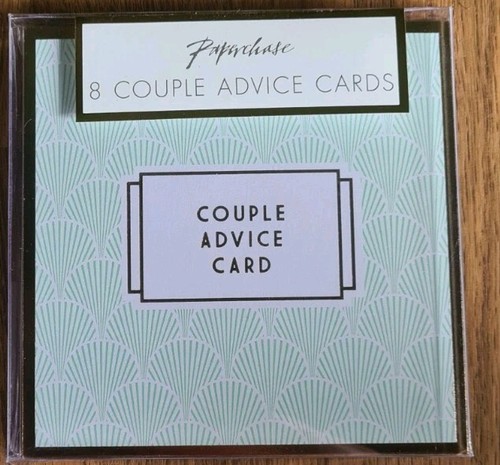 Couples advice cards wedding - cards,