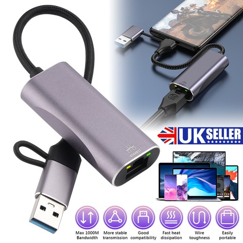 Usb ethernet adapter - usb, c