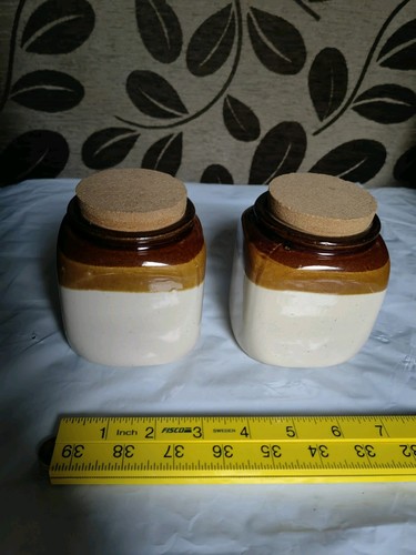Speckle glaze ceramic jar set - ceramic,