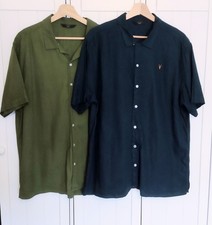 Mens Linen Shirts Large Cuban