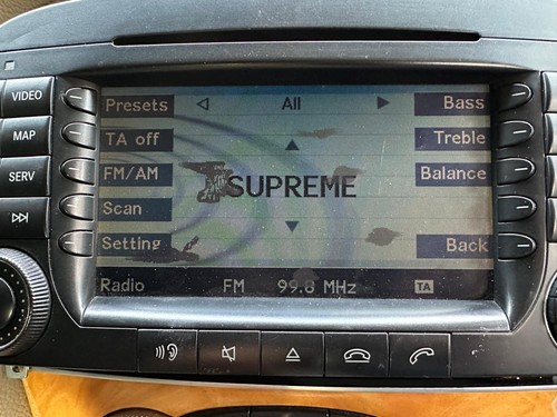 Mercedes r230 sat nav - r230,