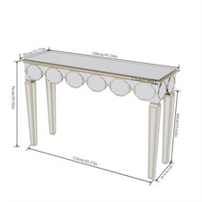 Venetian Mirrored Console