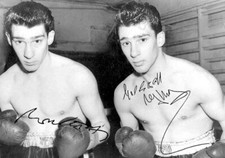 Ronnie & Reggie Kray Signed 8"