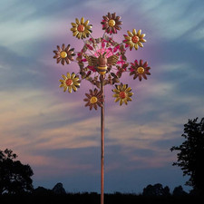 Solar Garden Wind Spinner 1.3m