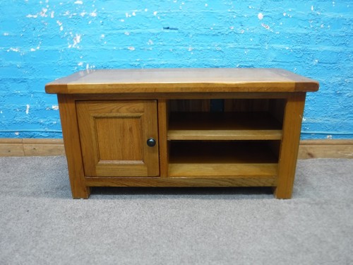 Solid oak 1door cabinet - tv,