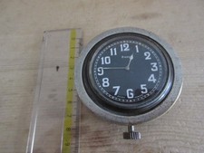 Vintage 1930s Swiss Made 8 Day Manual Wind Travel Car Dashboard Clock