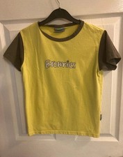Girls Official Brownies Uniform T-Shirt Age 11-12 Years Chest 32in