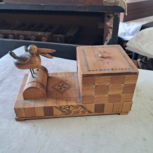 Vintage wooden bird - vintage,