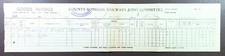 1953 County Donegal Railways Joint Committee Letterkenny to Conway Goods Invoice