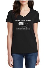 Women V-neck We Owe Them All