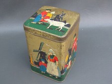 Rare vintage dutch farmers tin Meadow Dairy Co