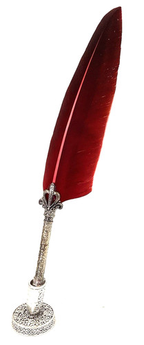 Feather quill pen set - feather,