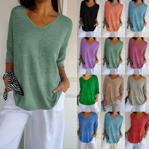 Womens sleeves jumper - womens, 3/4