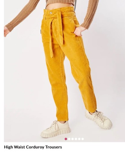 High waist corduroy cord - corduroy,