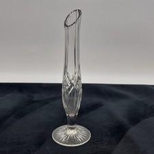 Cut Crystal Bud Stem Vase