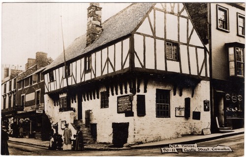 Conway old house castle - -, house,