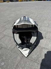 Wulf Motocross Helmet White And Black