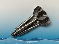 Set Of Darts Silver Pewter Pin