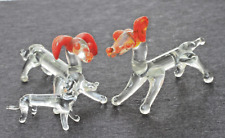 Miniature set of Dogs (three).