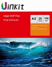 A3 OHP Film Inkjet Only For