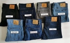 EX M&S COLLECTION STRAIGHT FIT STRETCH JEANS Cut Label SIZE 30 TO 50 BNWOT