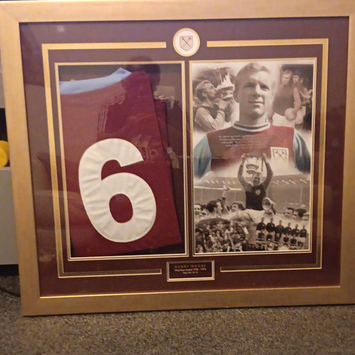 Framed football shirt display - football,