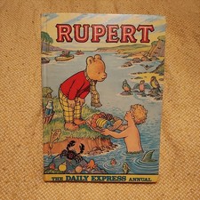 Vintage Rupert Bear annual 1975