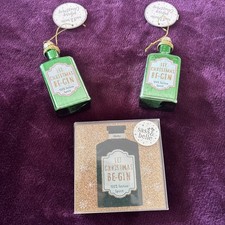 X2 Xmas Gin Tree Ornaments &