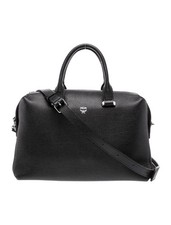 MCM leather top handle boston