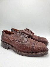 RARE NOS George Webb Veldtschoen derby shoe ZUG grained leather UK 9 US 10 EU 43