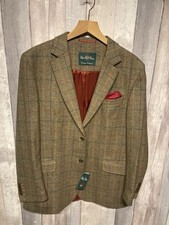Alan Paine Brown  Wool Tweed