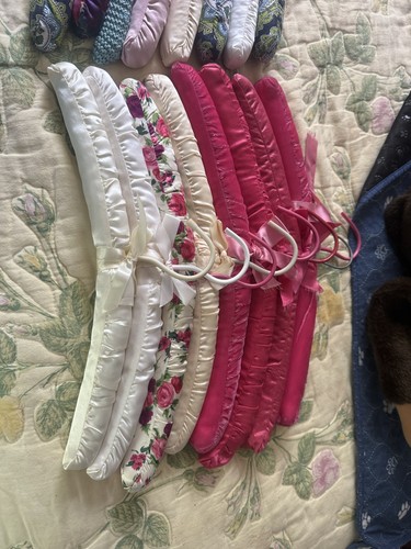Vintage satin padded - vintage, hangers