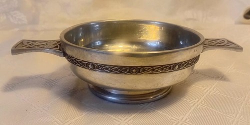 Vintage scottish piper pewter - vintage,