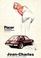 1975 AMC Pacer Ad POSTER 24 X