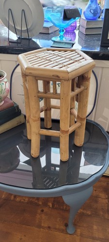 Vintage hexagonal bamboo small - vintage,