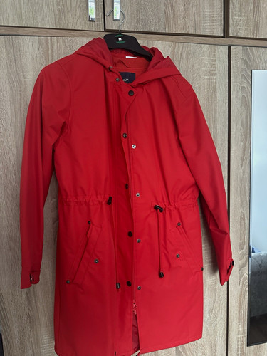 Elle women red - red, hooded